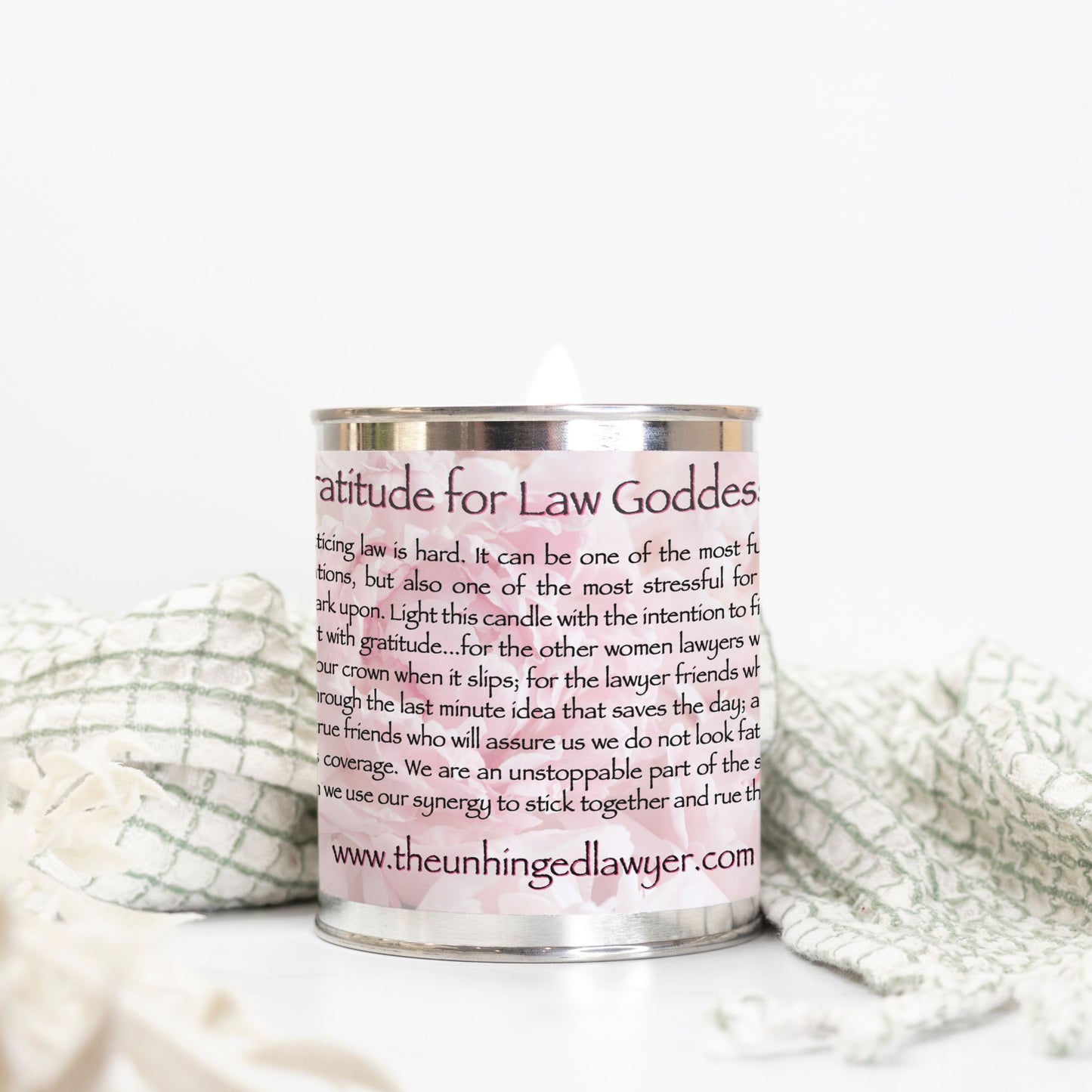 Gratitude for Law Goddesses Candle