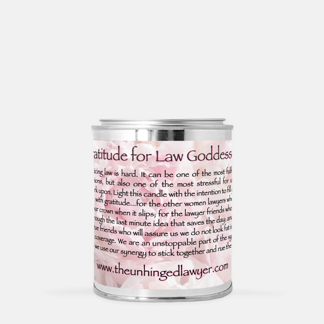 Gratitude for Law Goddesses Candle