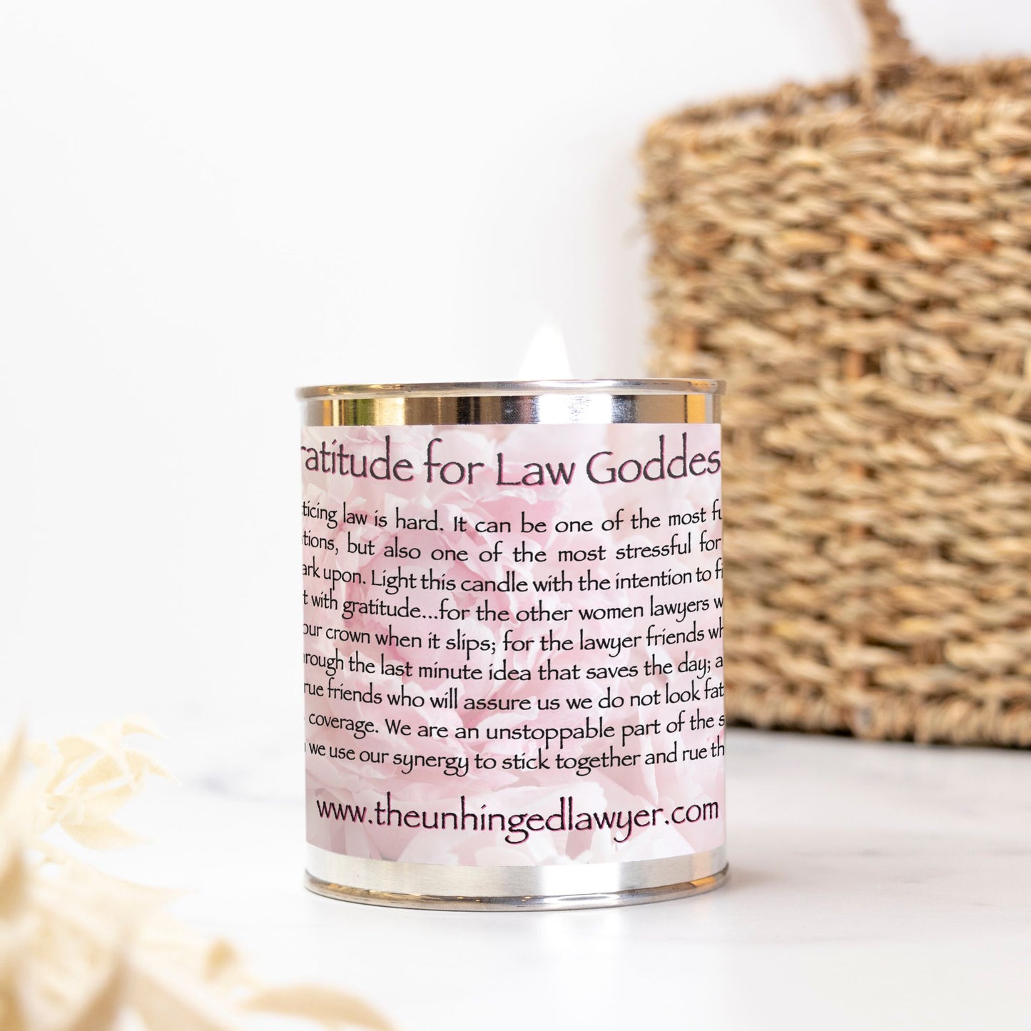 Gratitude for Law Goddesses Candle